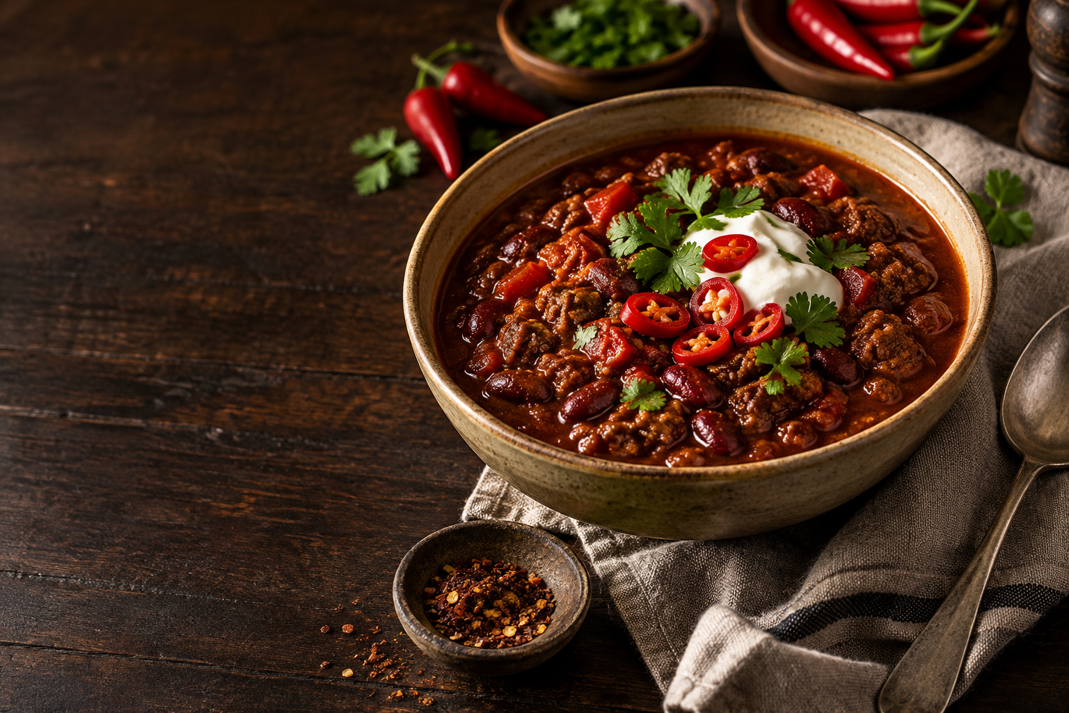 Smoky Beef & Bean Chili